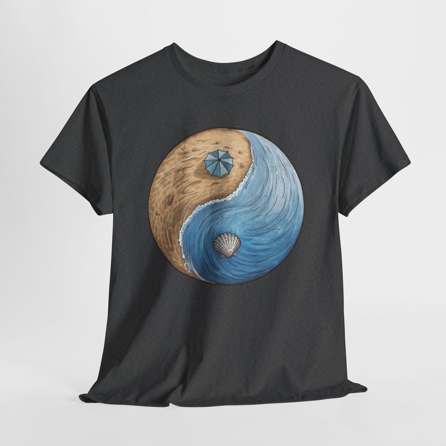 Beach Yin Yang T-Shirt