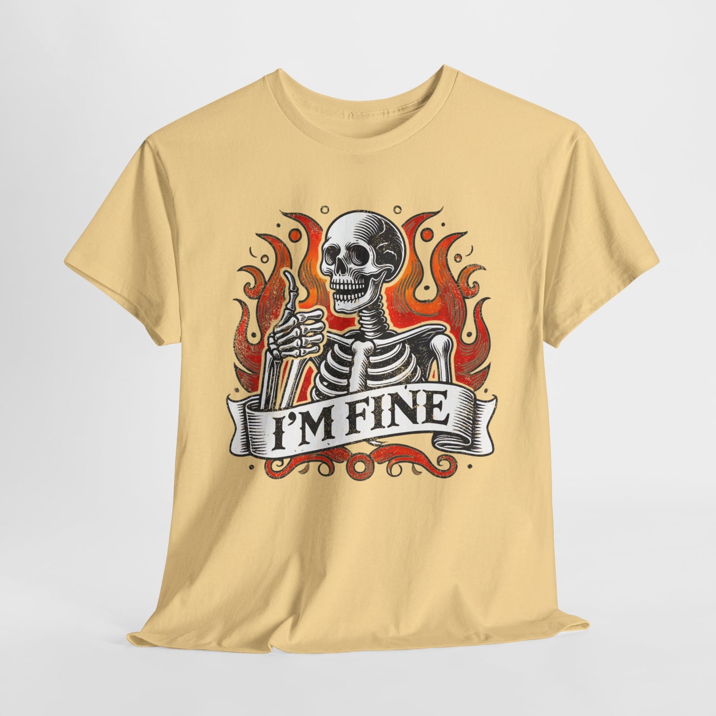 I'm Fine Skeleton T-Shirt