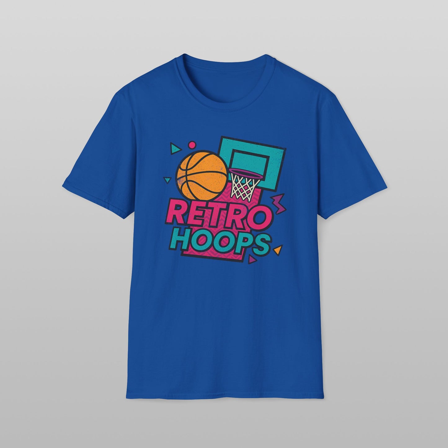 Retro Hoops Basketball T-Shirt