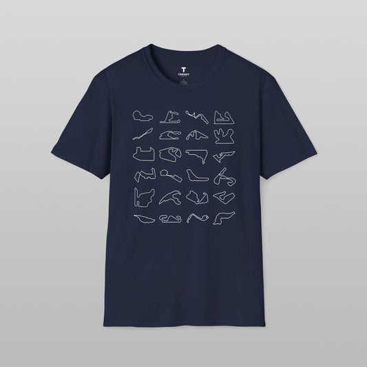 Formula 1 Circuits T-Shirt