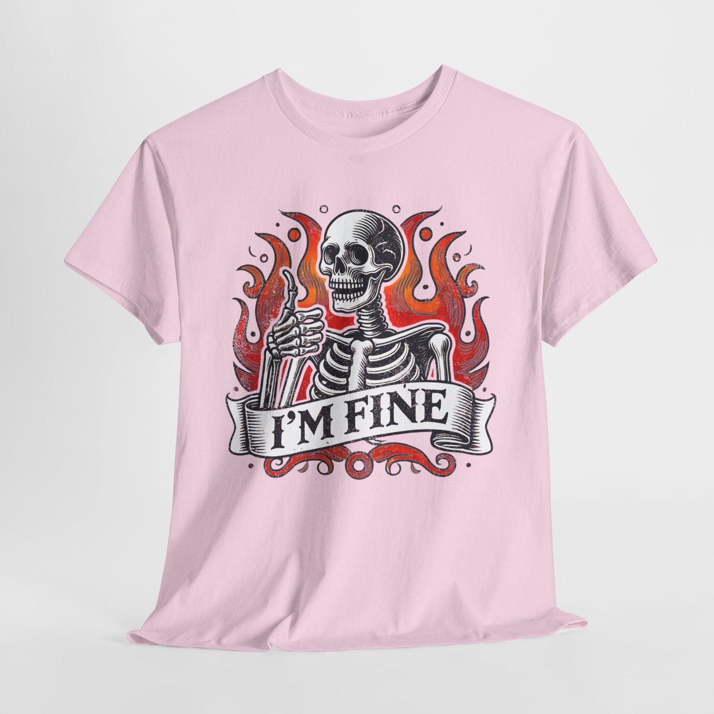 I'm Fine Skeleton T-Shirt