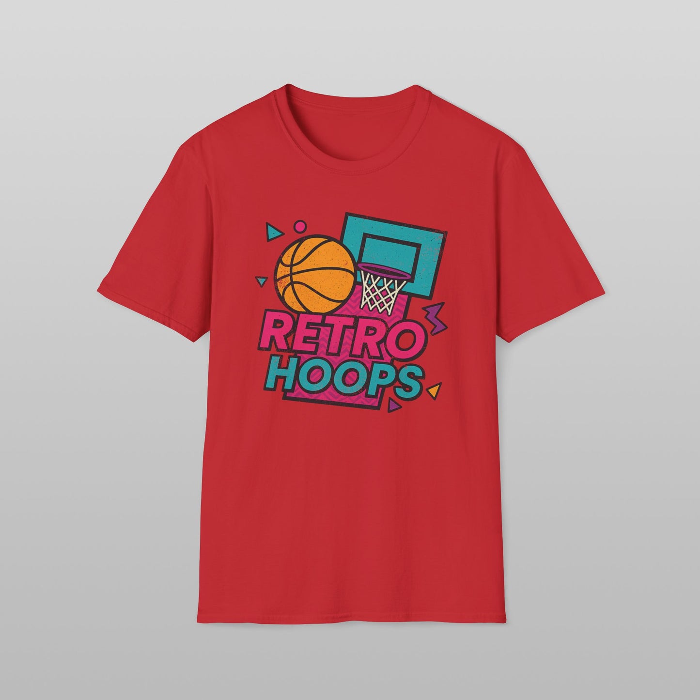 Retro Hoops Basketball T-Shirt