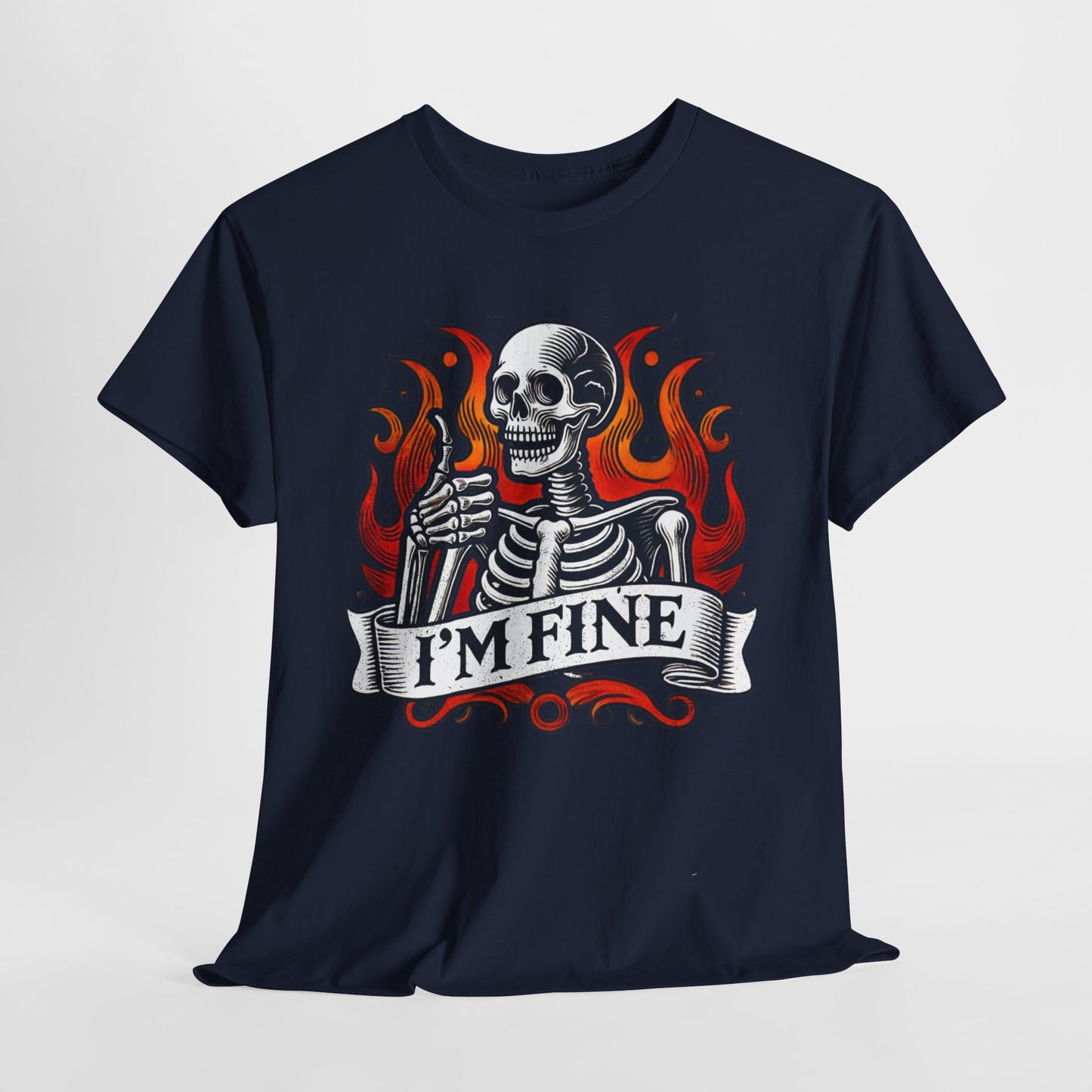 I'm Fine Skeleton T-Shirt