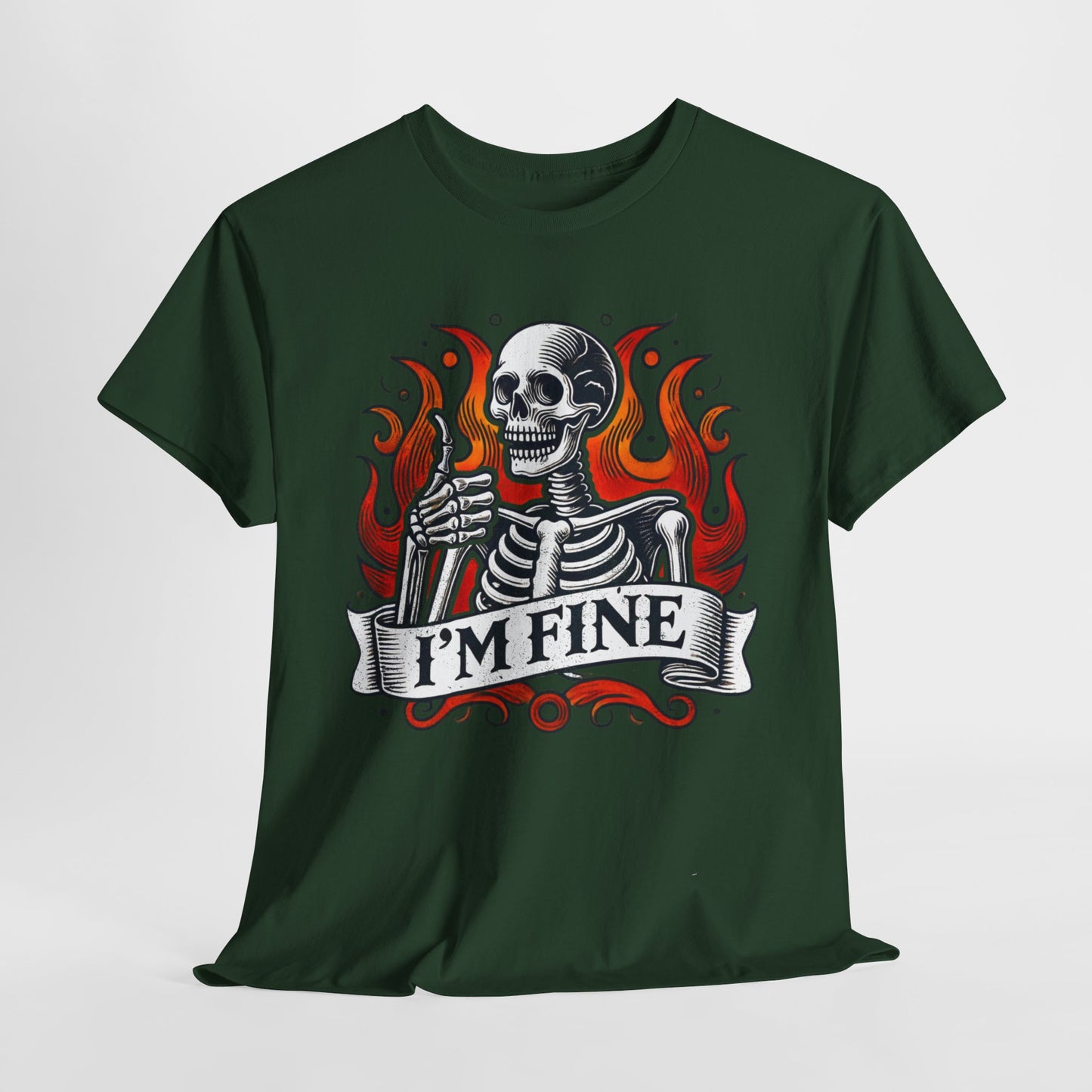 I'm Fine Skeleton T-Shirt