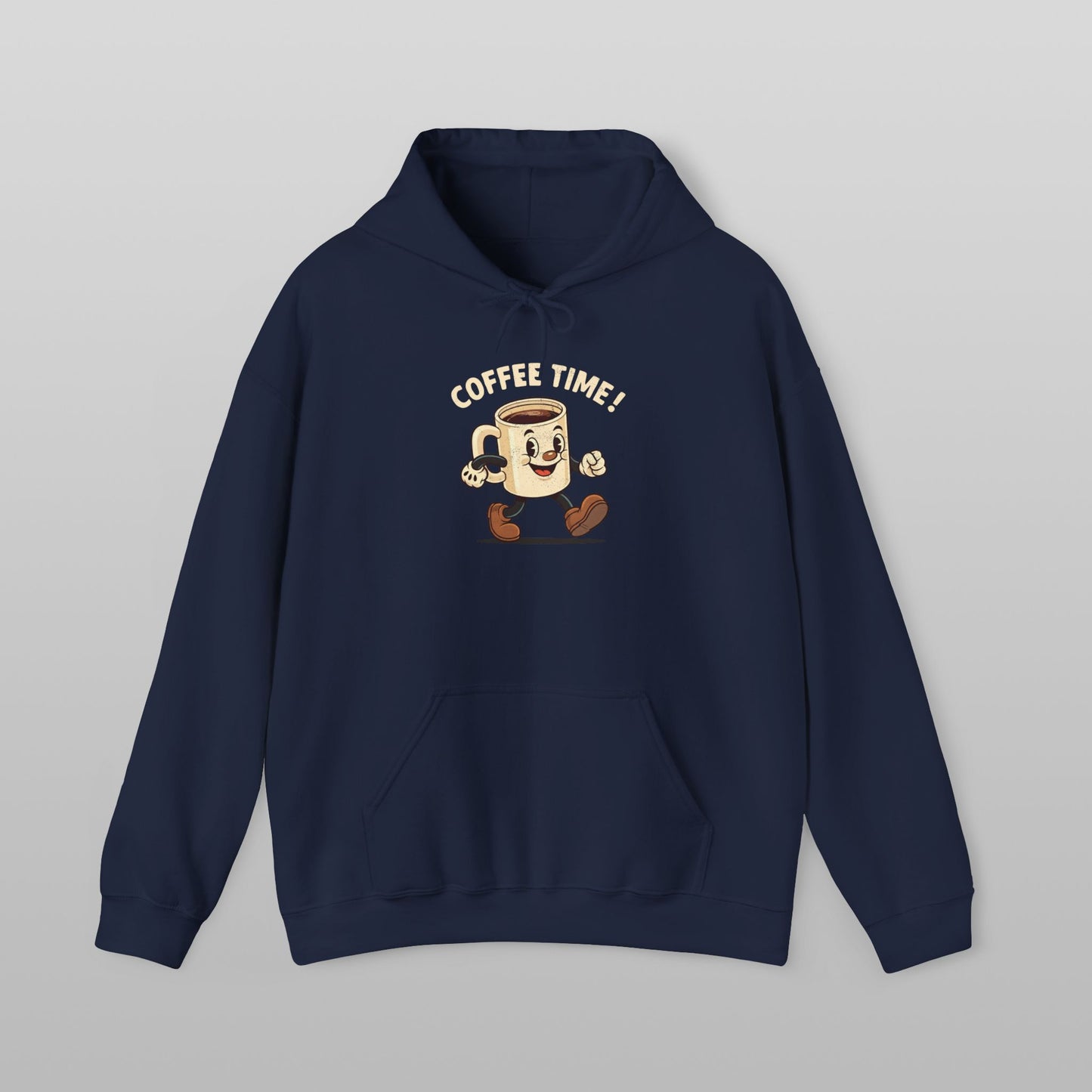 Retro Coffee Time Hoodie