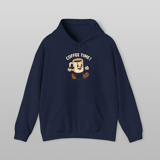 Retro Coffee Time Hoodie
