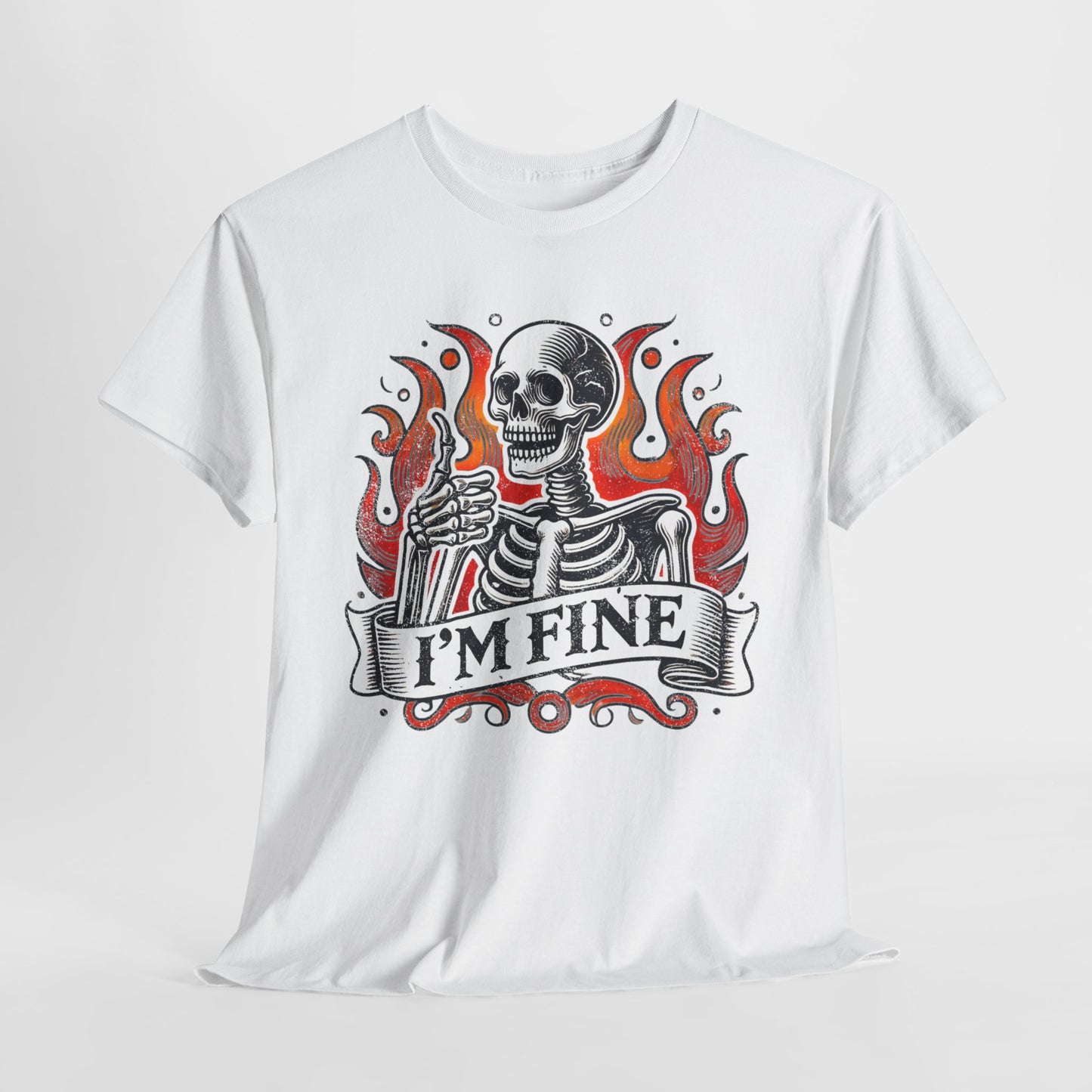 I'm Fine Skeleton T-Shirt