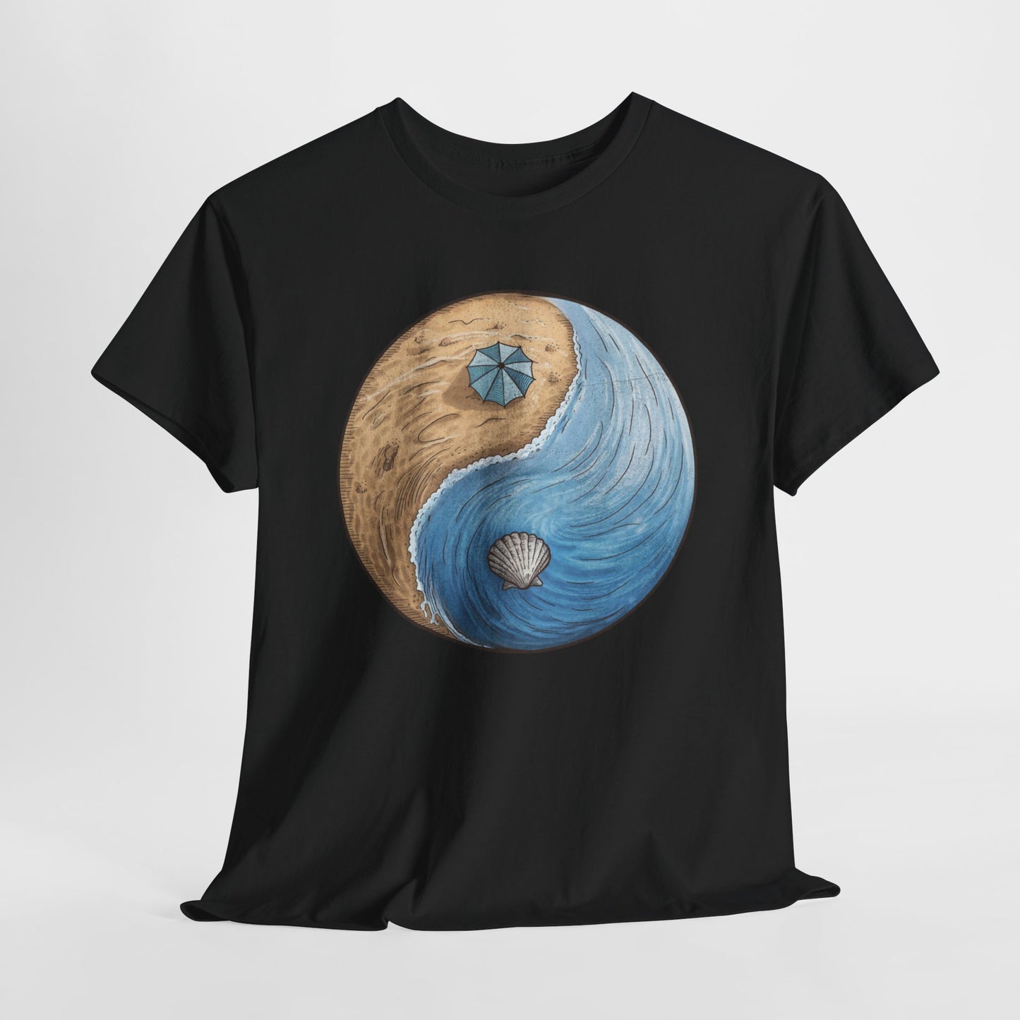 Beach Yin Yang T-Shirt