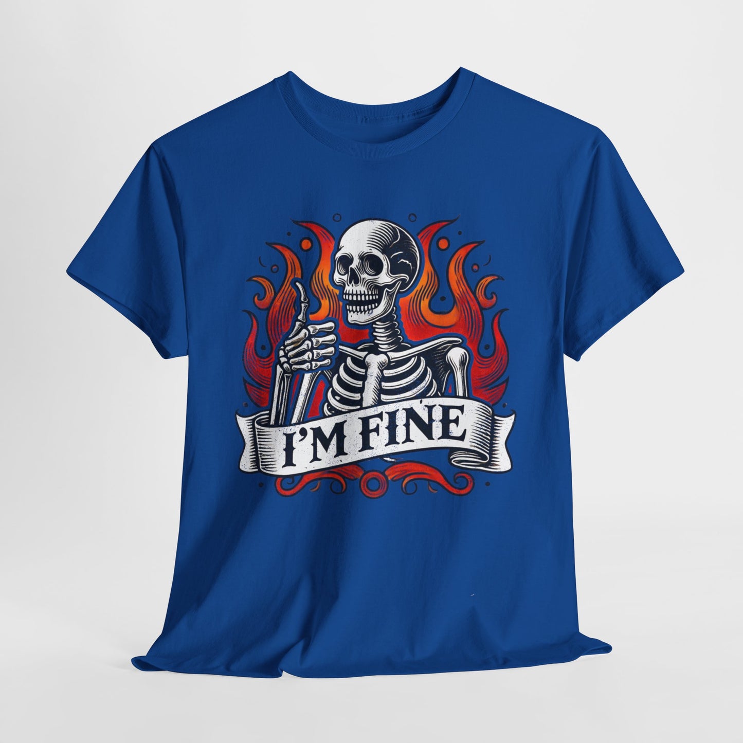 I'm Fine Skeleton T-Shirt