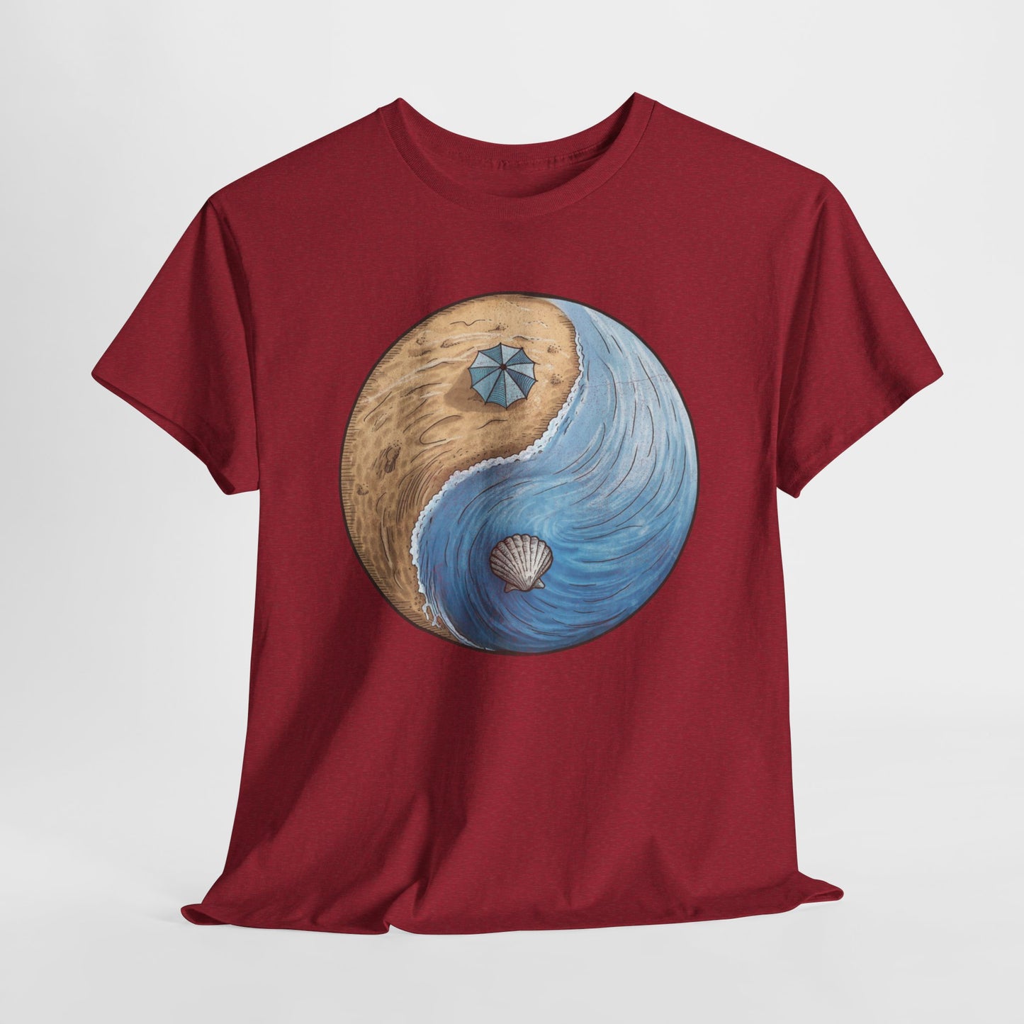 Beach Yin Yang T-Shirt