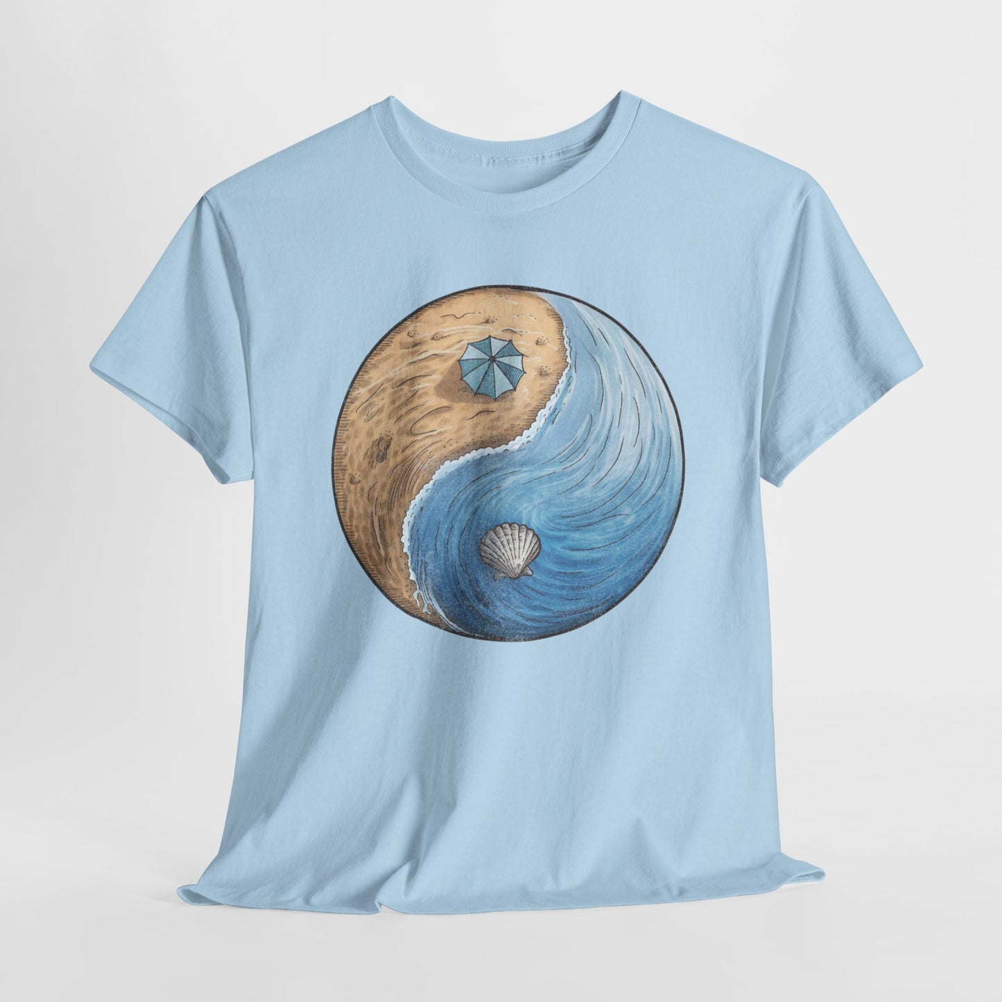 Beach Yin Yang T-Shirt