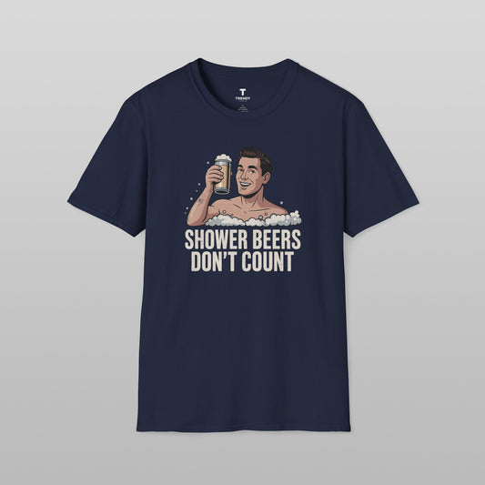 Shower Beers Dont Count T-Shirt