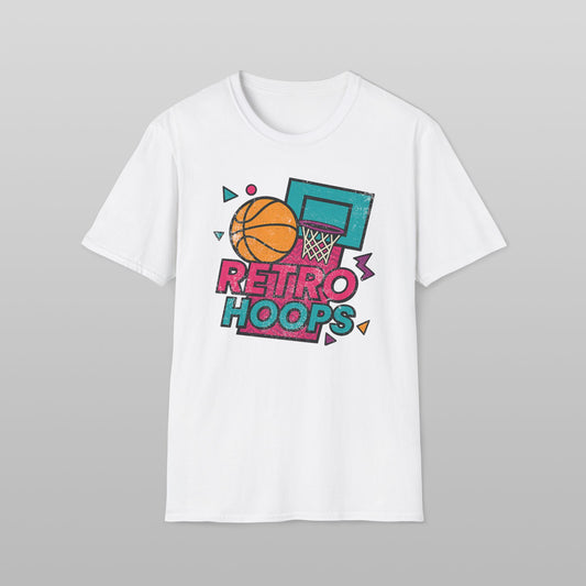 Retro Hoops Basketball T-Shirt