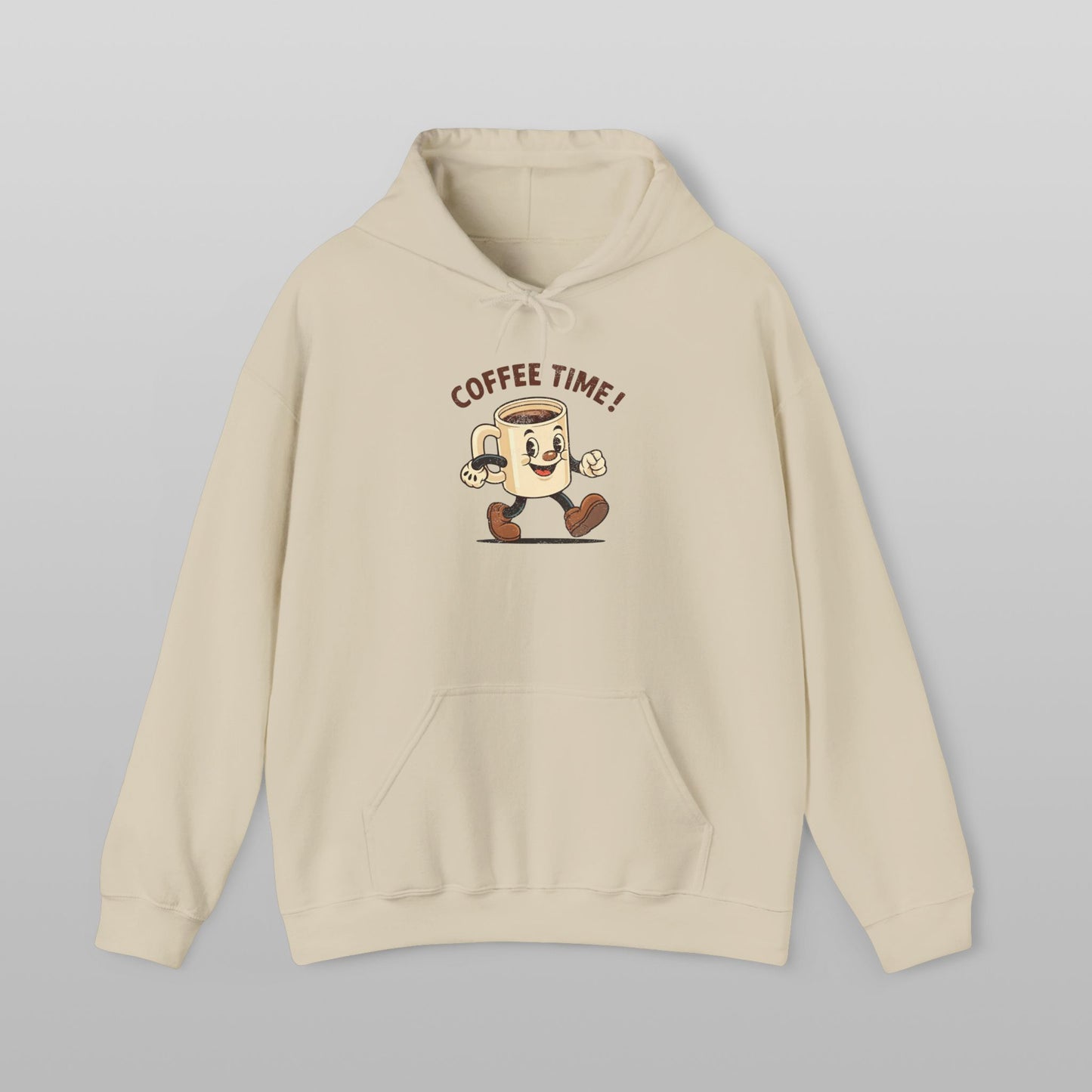 Retro Coffee Time Hoodie