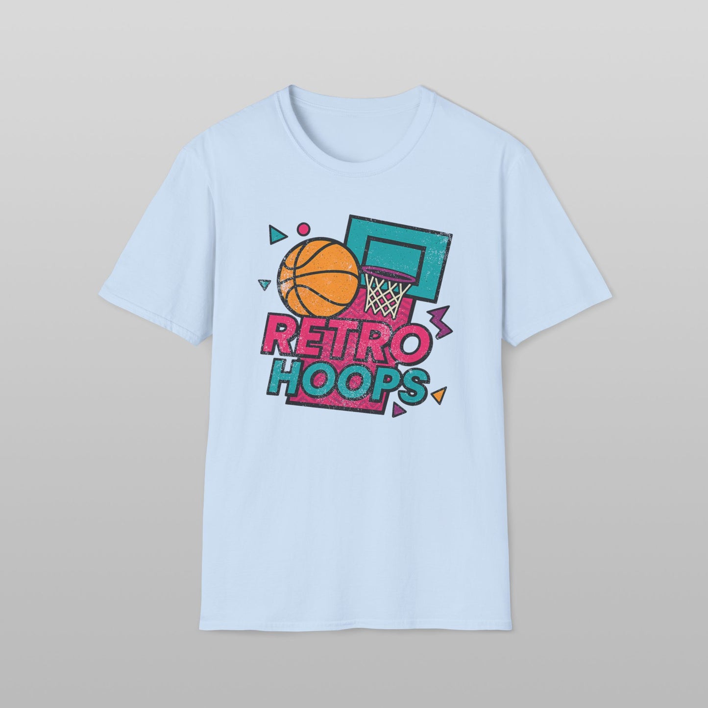 Retro Hoops Basketball T-Shirt