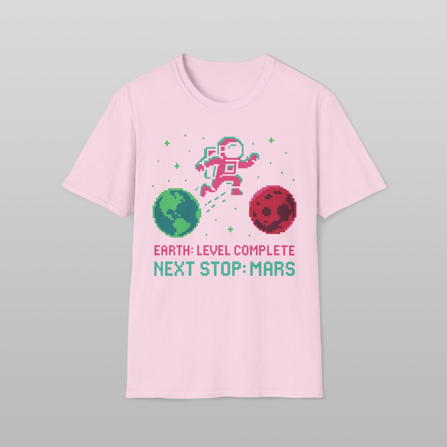 Retro Gamer Astronaut Soft Style T-Shirt