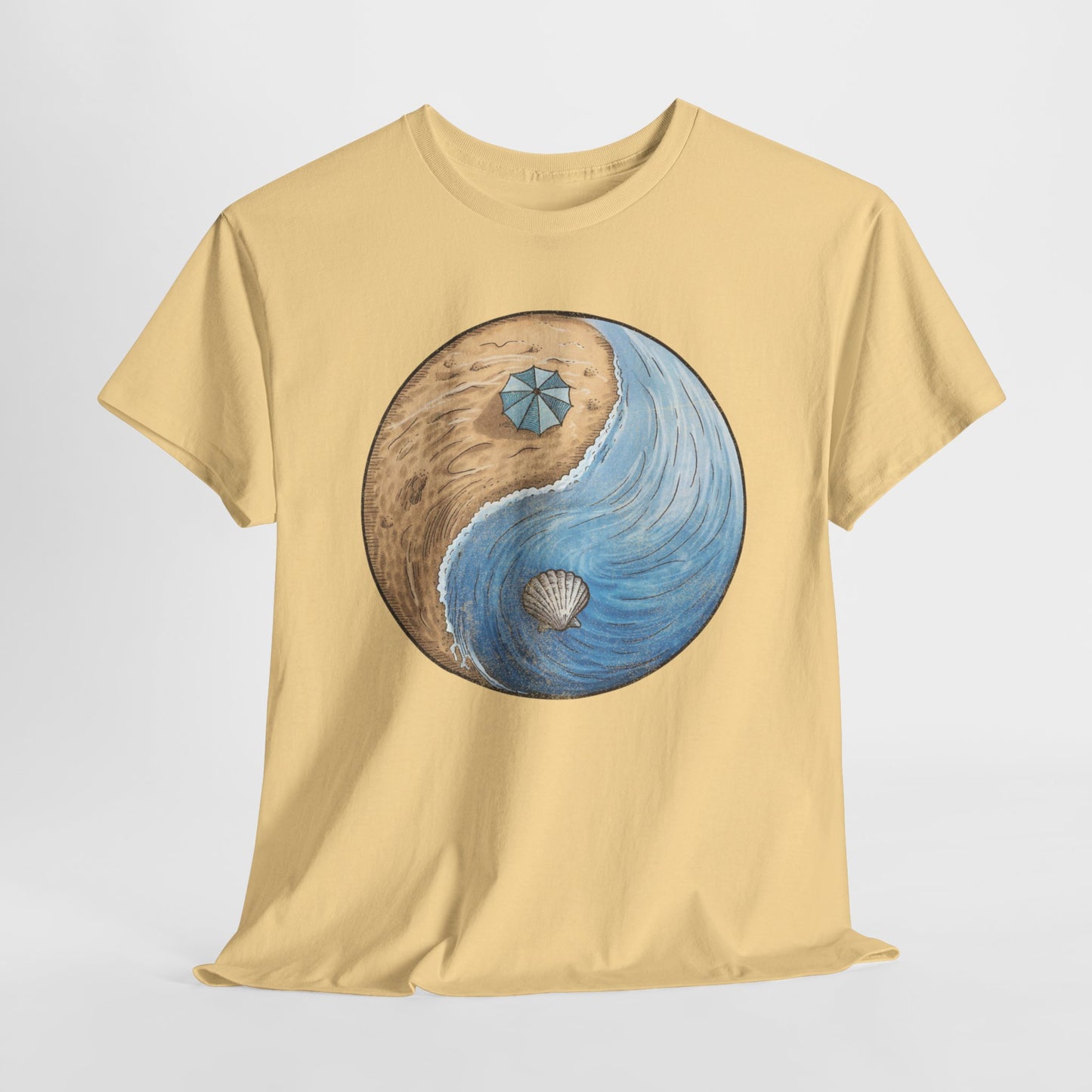 Beach Yin Yang T-Shirt