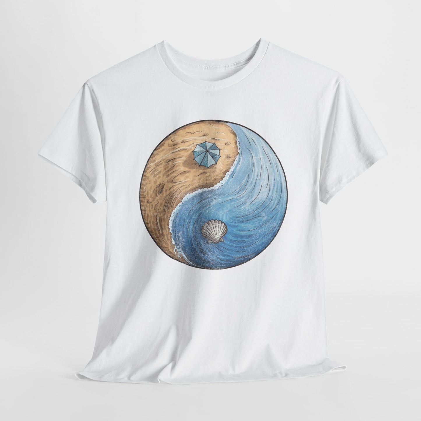 Beach Yin Yang T-Shirt