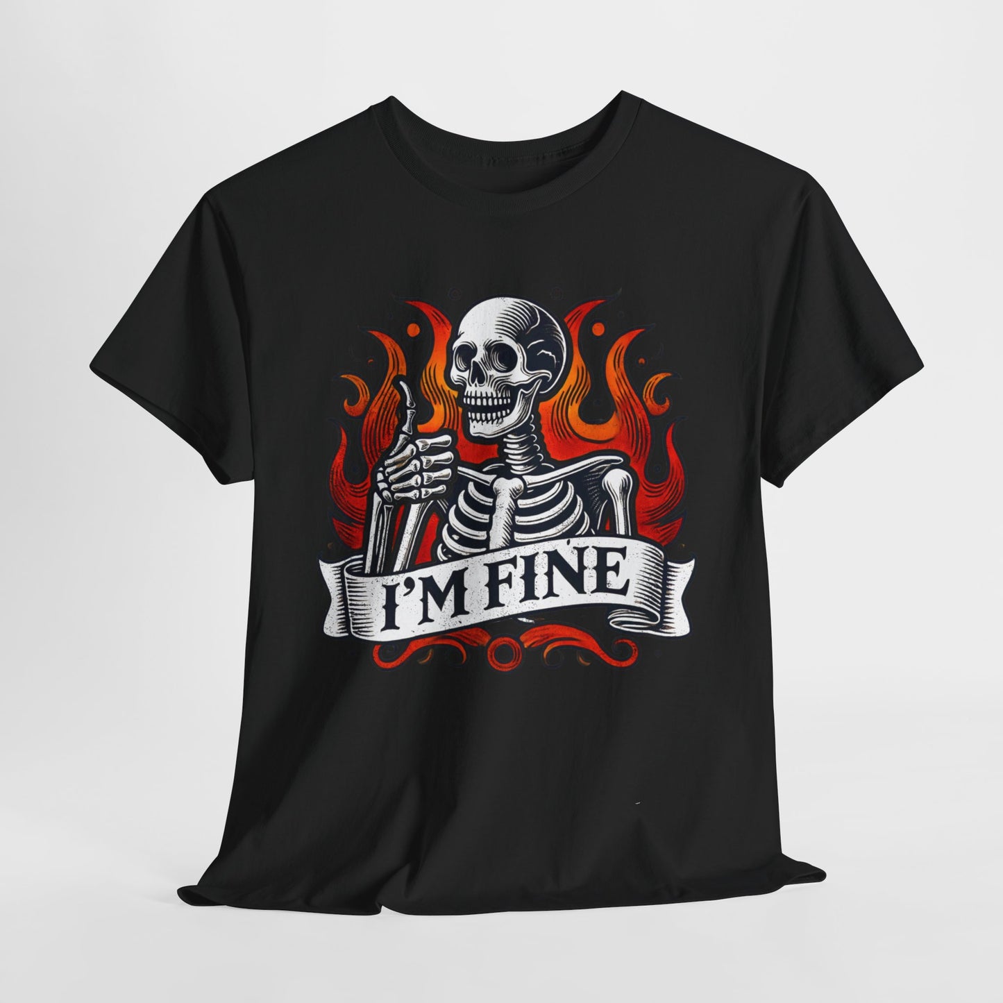 I'm Fine Skeleton T-Shirt