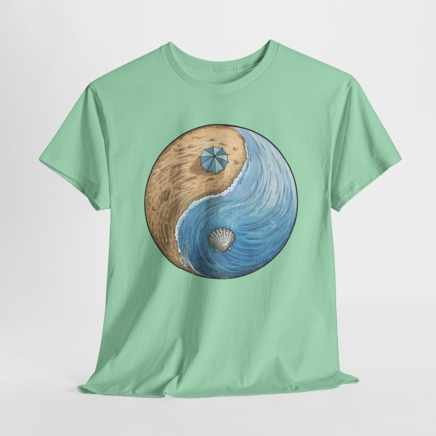 Beach Yin Yang T-Shirt