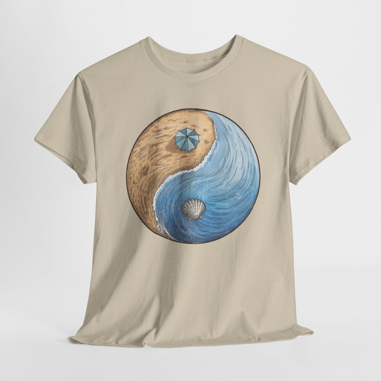 Beach Yin Yang T-Shirt