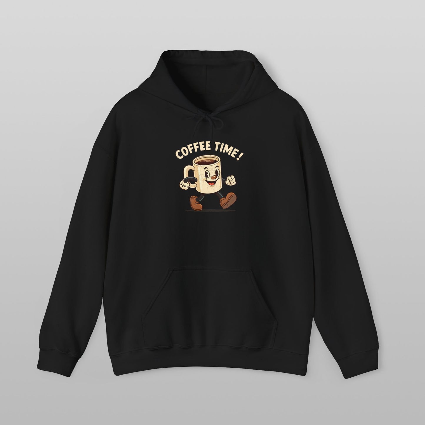 Retro Coffee Time Hoodie