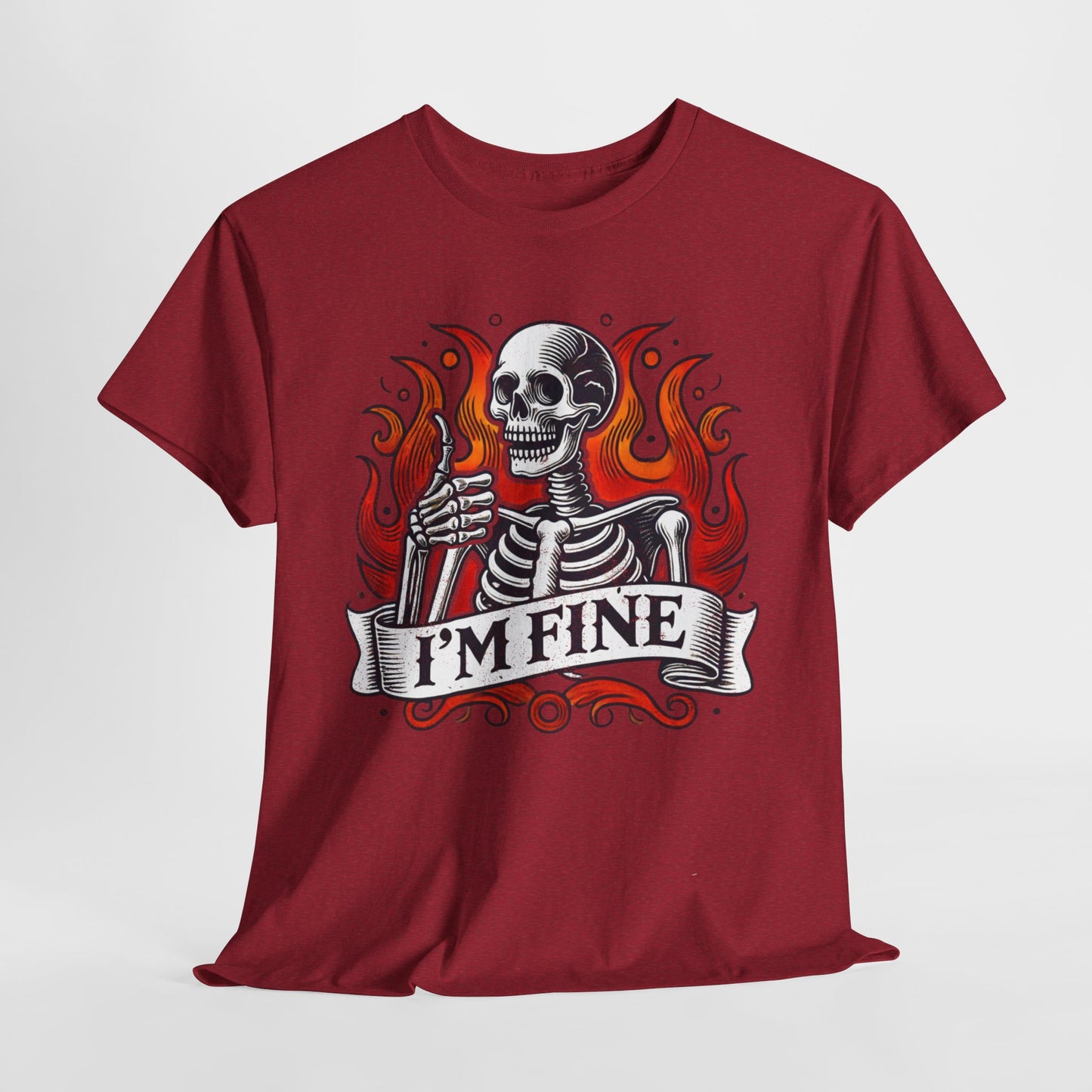 I'm Fine Skeleton T-Shirt