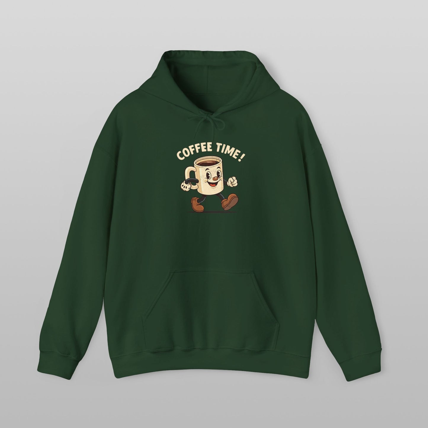 Retro Coffee Time Hoodie