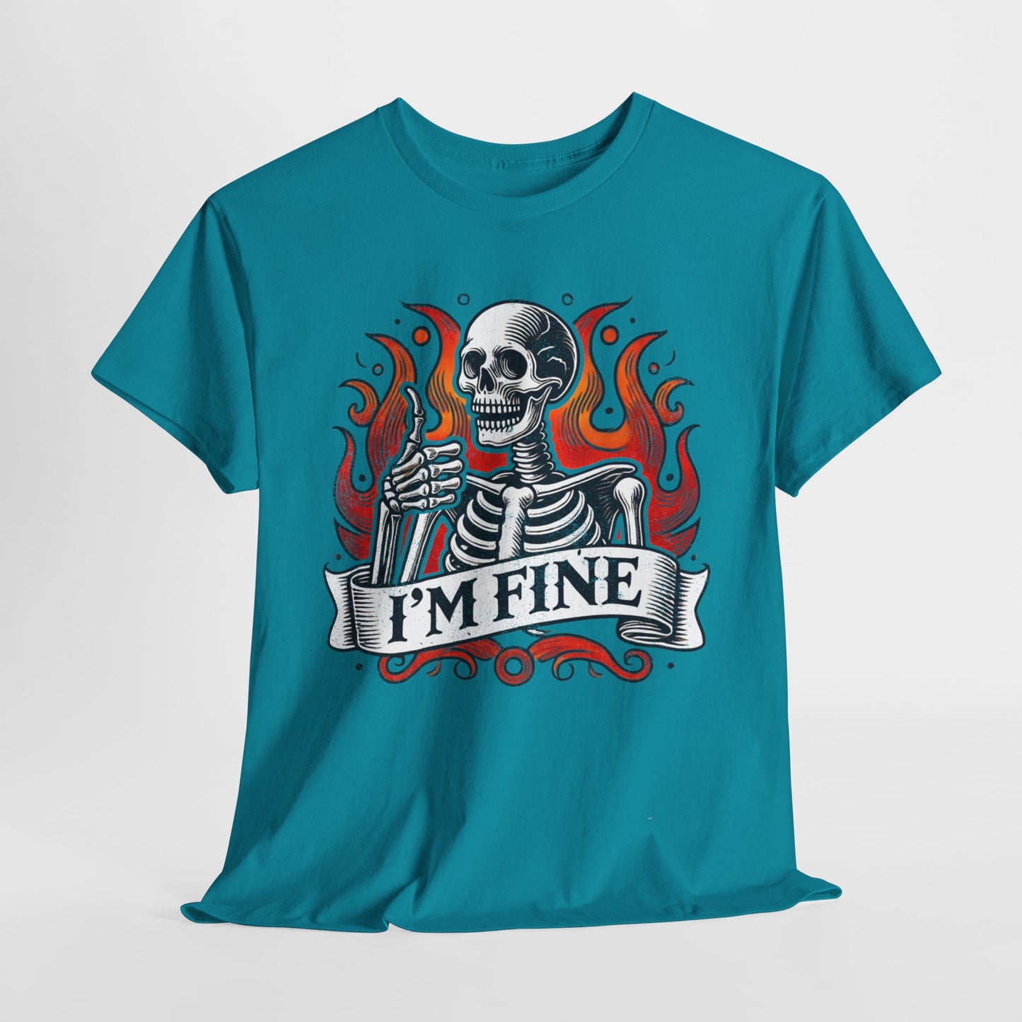 I'm Fine Skeleton T-Shirt