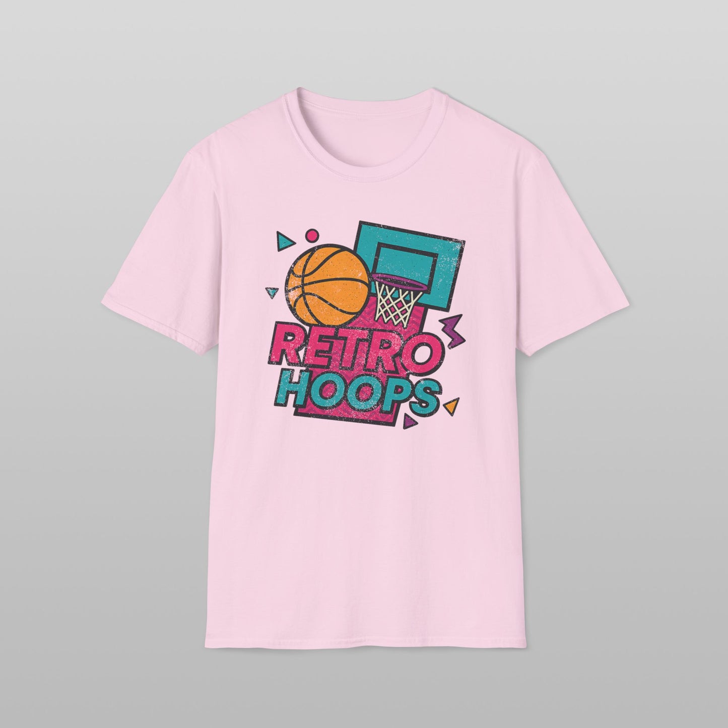 Retro Hoops Basketball T-Shirt