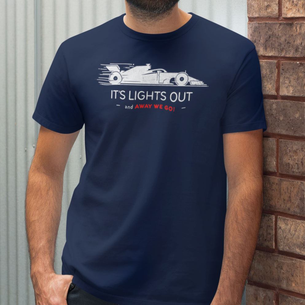 'Lights Out and Away We Go' T-Shirt