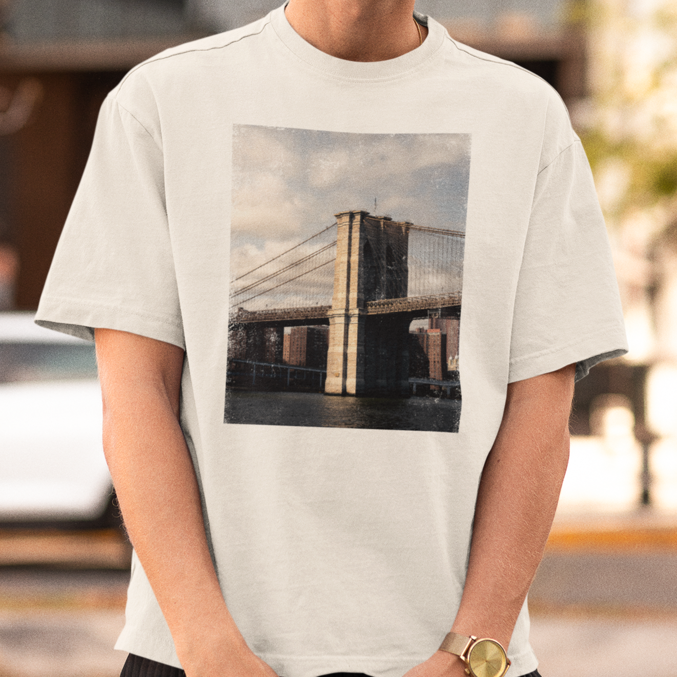 Brooklyn Bridge Sunset T-Shirt