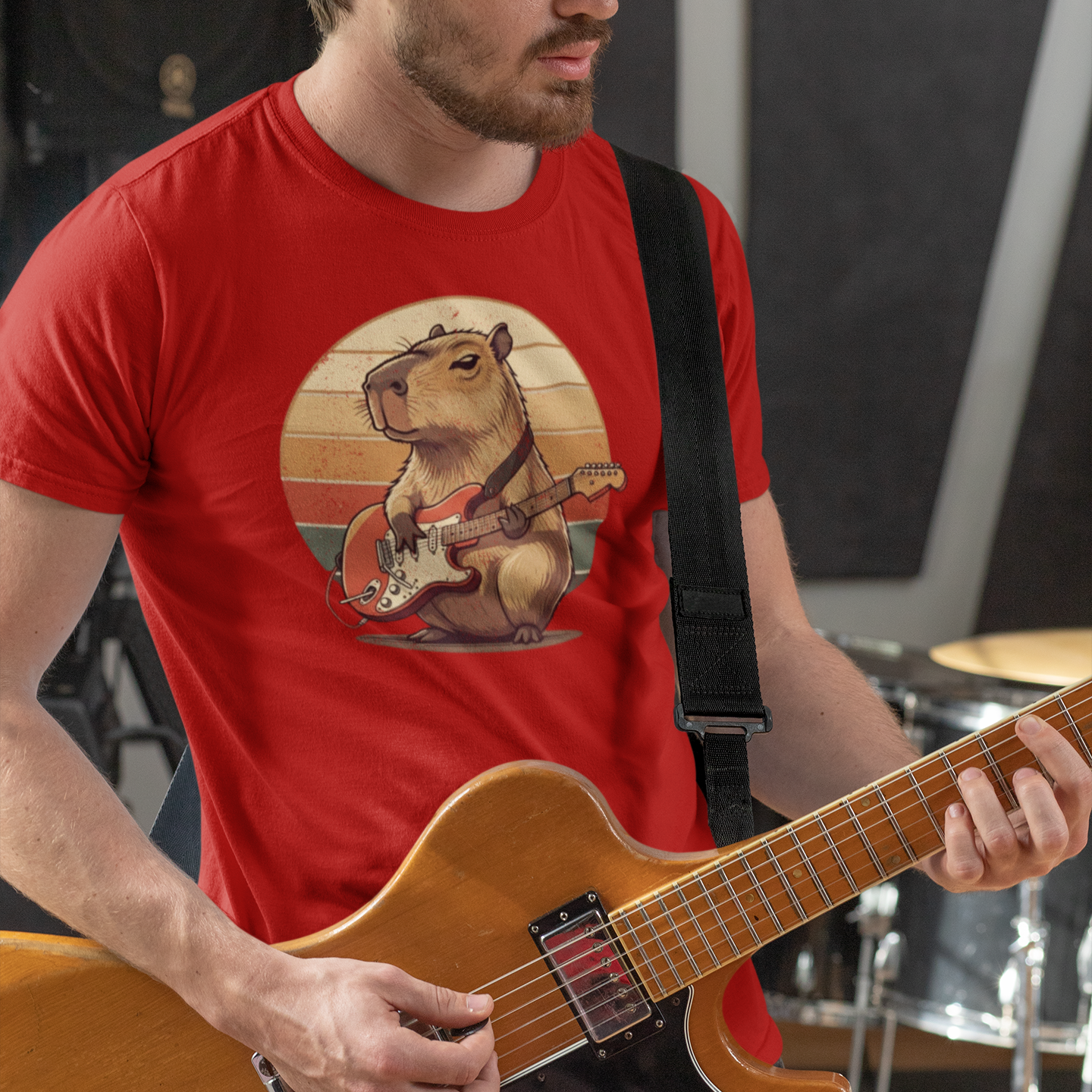 Rocking Capybara T-Shirt