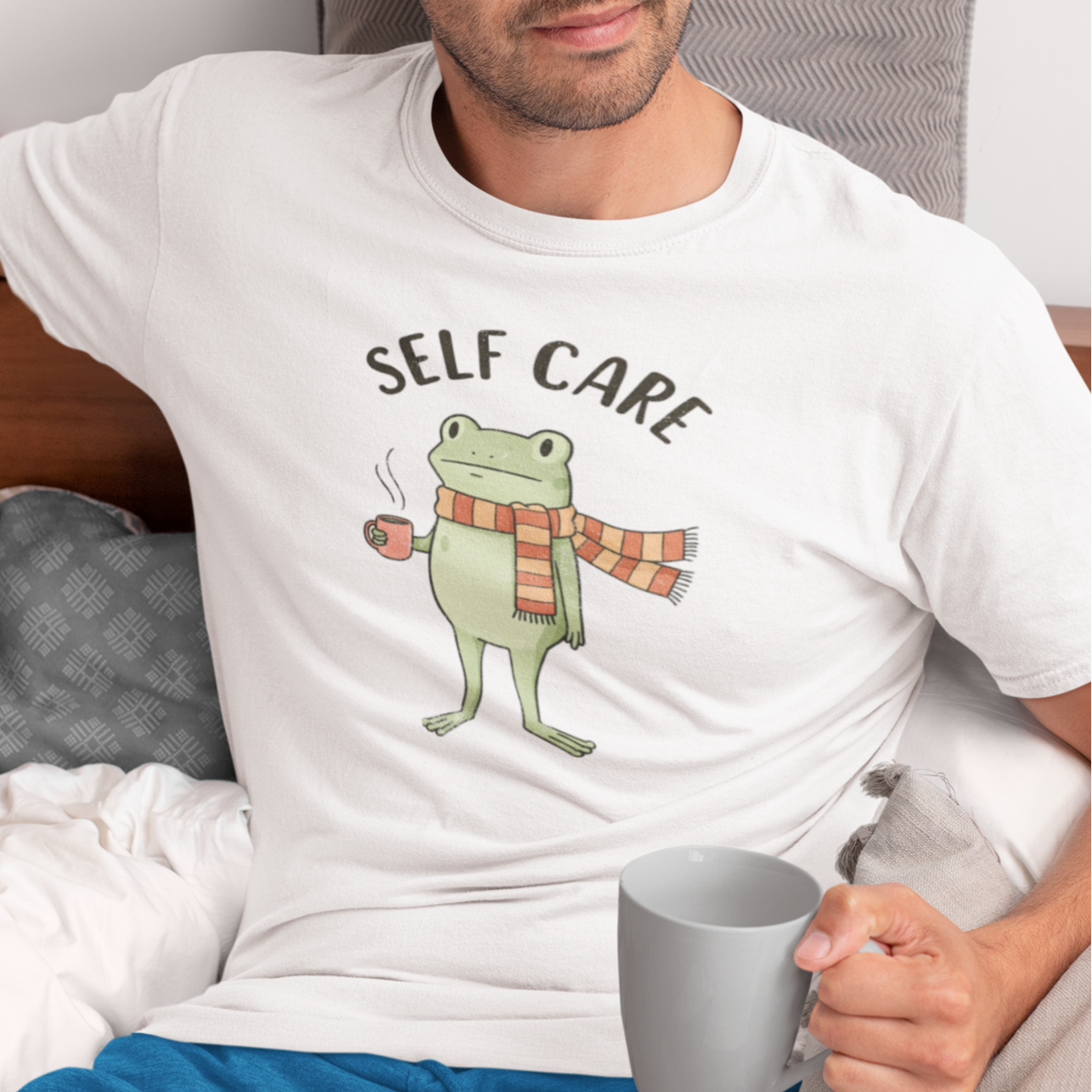 Self Care Frog Soft Style T-Shirt