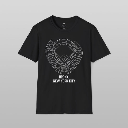 Bronx New York City Baseball Stadium T-Shirt