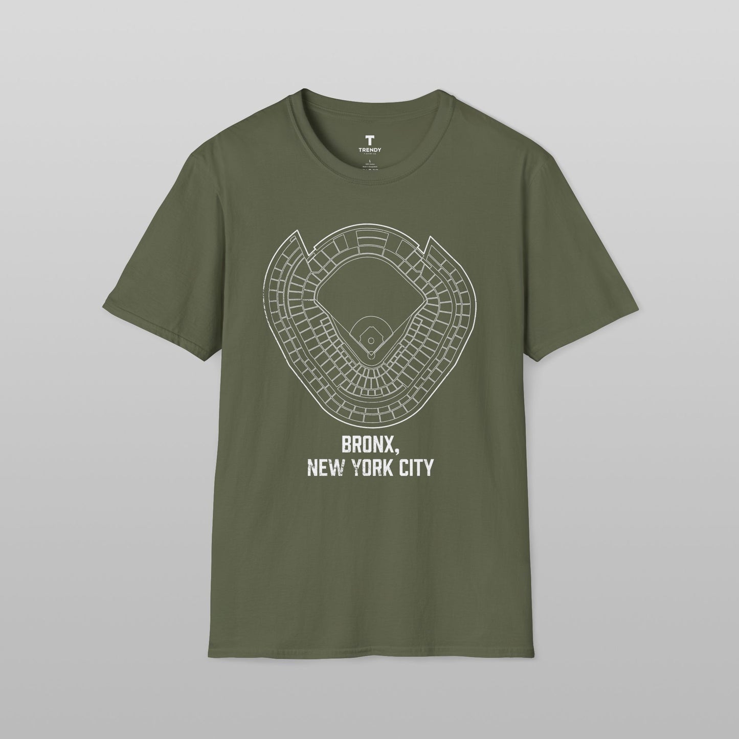 Bronx New York City Baseball Stadium T-Shirt