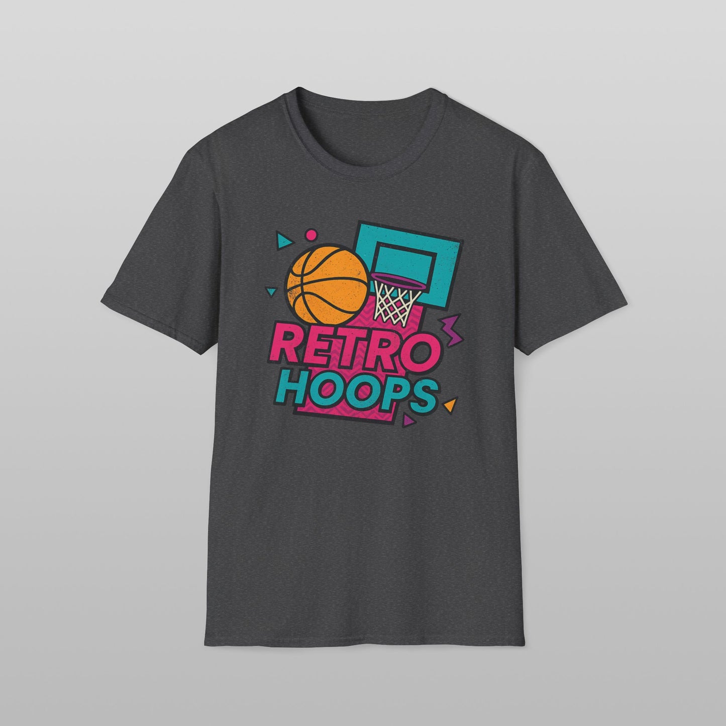 Retro Hoops Basketball T-Shirt