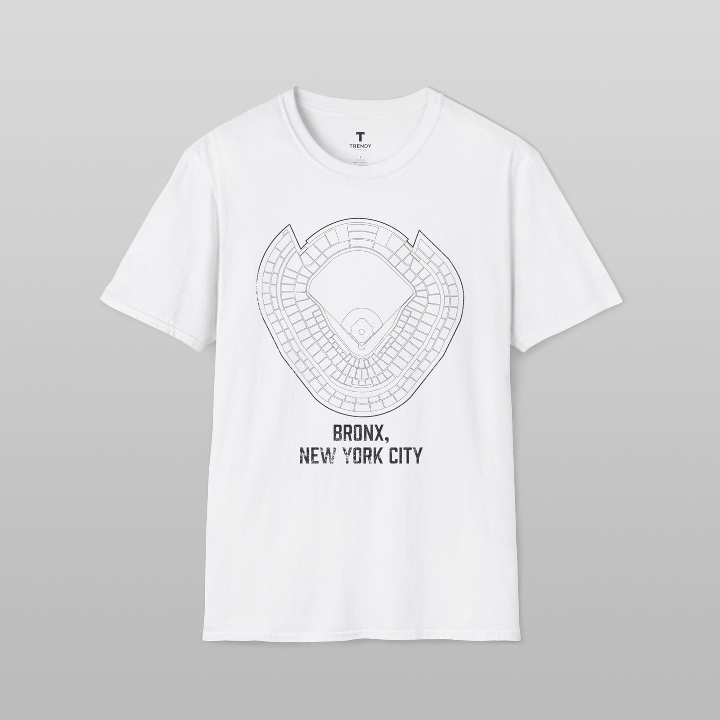 Bronx New York City Baseball Stadium T-Shirt