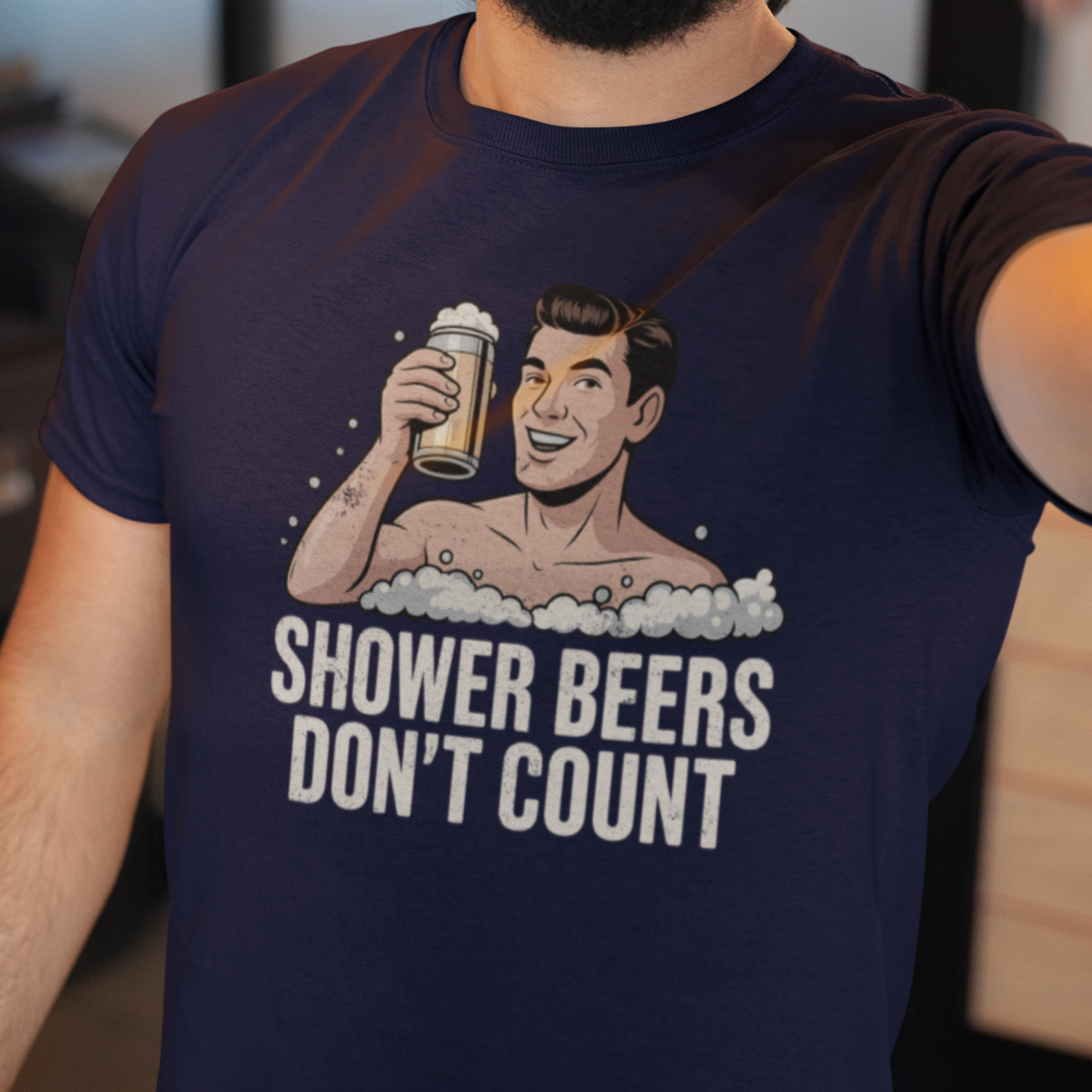 Shower Beers Dont Count T-Shirt